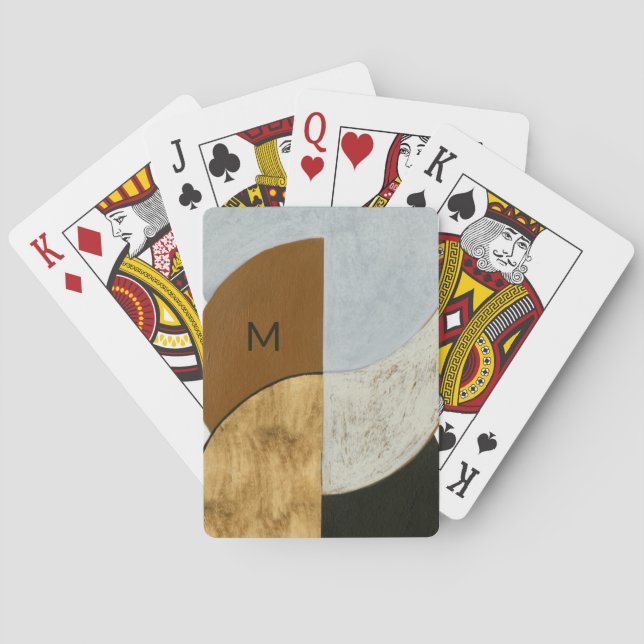 Jeu De Cartes Monogramme | Pièces empilées II (dos)