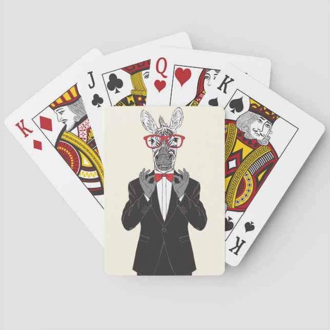 Jeu De Cartes Monsieur de zèbre (dos)