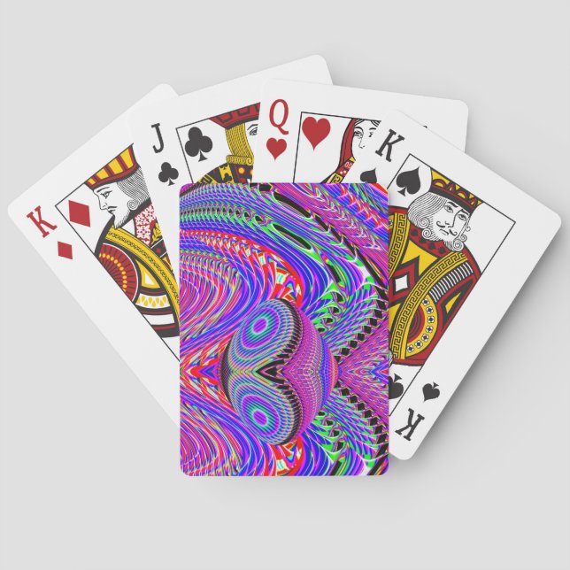 Jeu De Cartes Monstre orné de bogues - art informatique (dos)