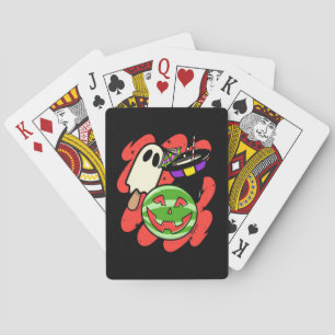 Jeu De Cartes Monstre Tropical à l'Ananas Halloween Classique