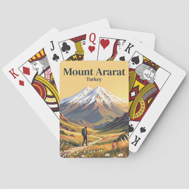 Jeu De Cartes Mont Ararat Turquie (dos)