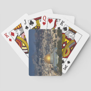 Jeu De Cartes Mont du Temple et dôme du Rocher, aube