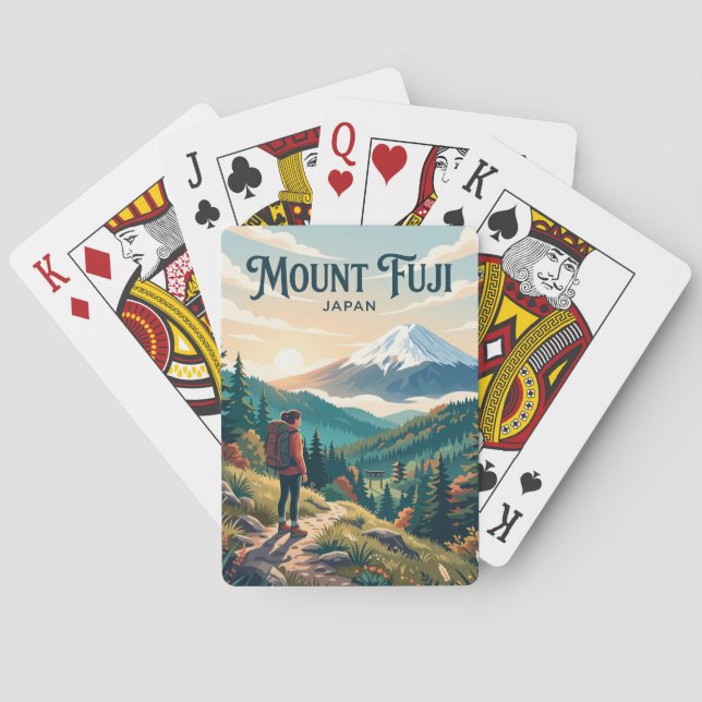 Jeu De Cartes Mont Fuji Japon (dos)