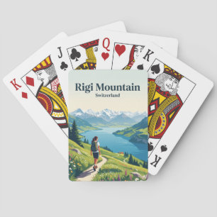 Jeu De Cartes Montagne Rigi Suisse