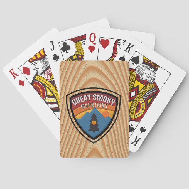 Jeu De Cartes Montagnes fumées (dos)