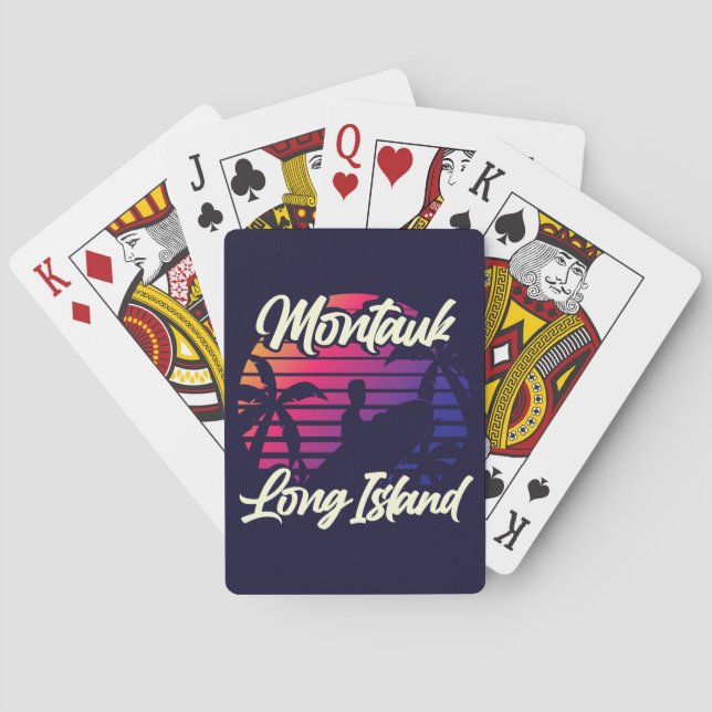 Jeu De Cartes Montauk, Long Island (dos)