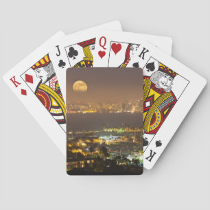 Jeu De Cartes Monte-lune au-dessus du ciel de San Diego