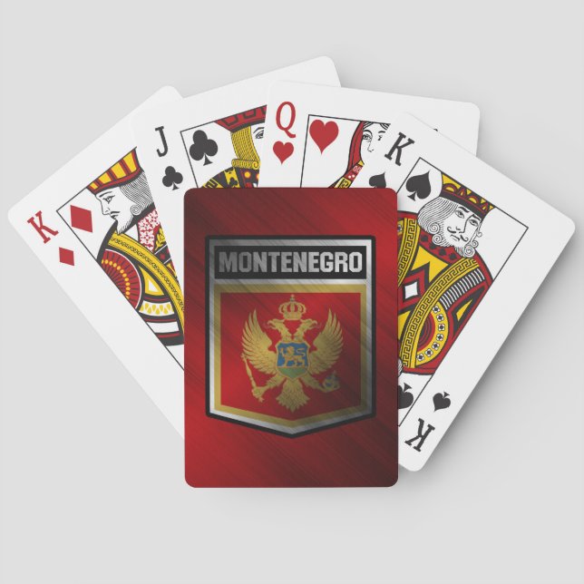 Jeu De Cartes Monténégro (dos)