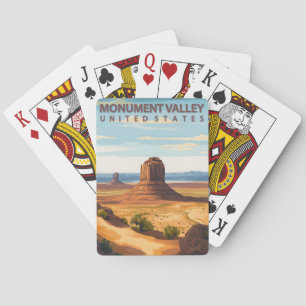 Jeu De Cartes Monument Valley Arizona Utah Vintage voyage