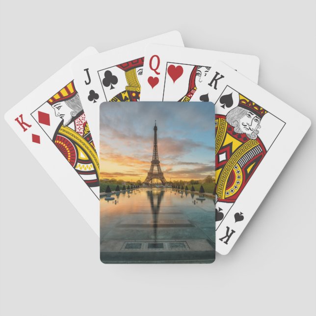 Jeu De Cartes Monuments | Eiffel Tower Sunrise (dos)