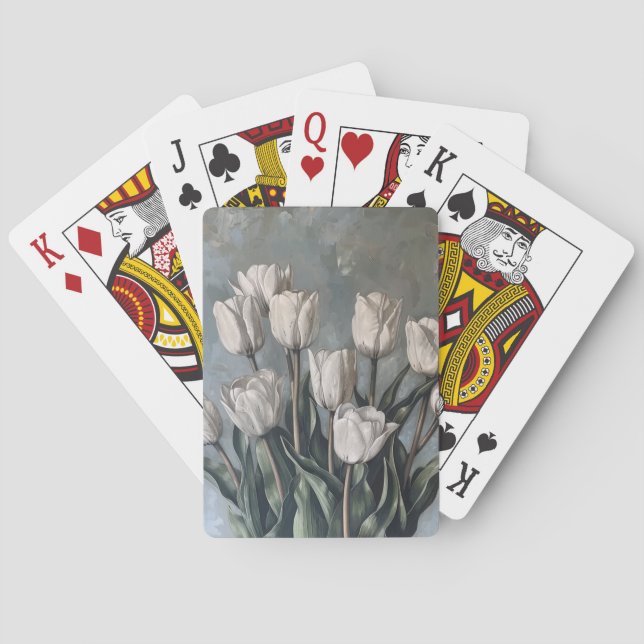 Jeu De Cartes Moody Floral Tulips (dos)