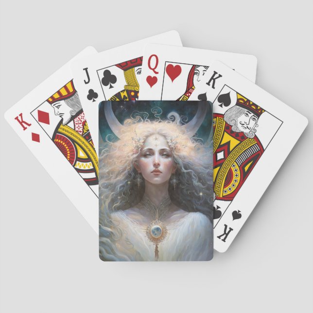 Jeu De Cartes Moon Goddess Imaginaire Art (dos)
