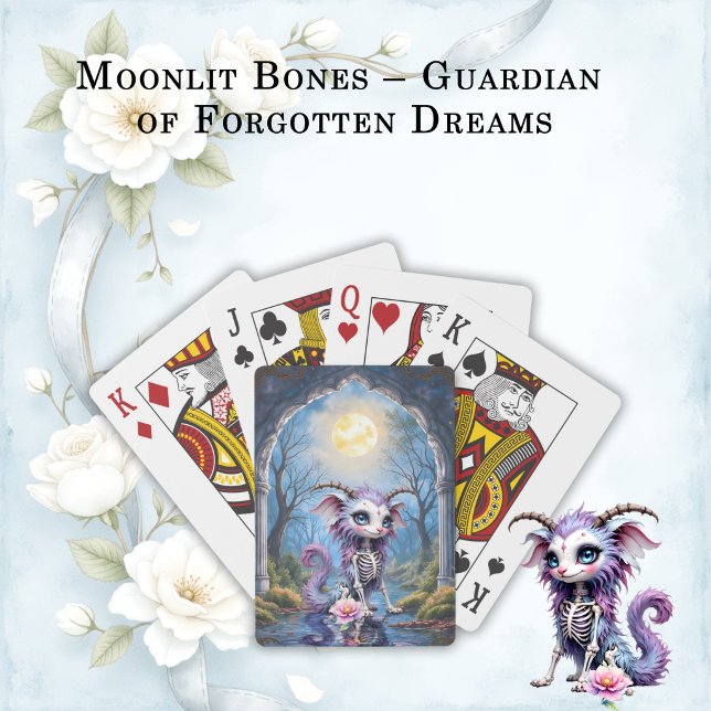Jeu De Cartes Moonlit Bones – Gardien des Rêves Oubliés.  (Créateur téléchargé)