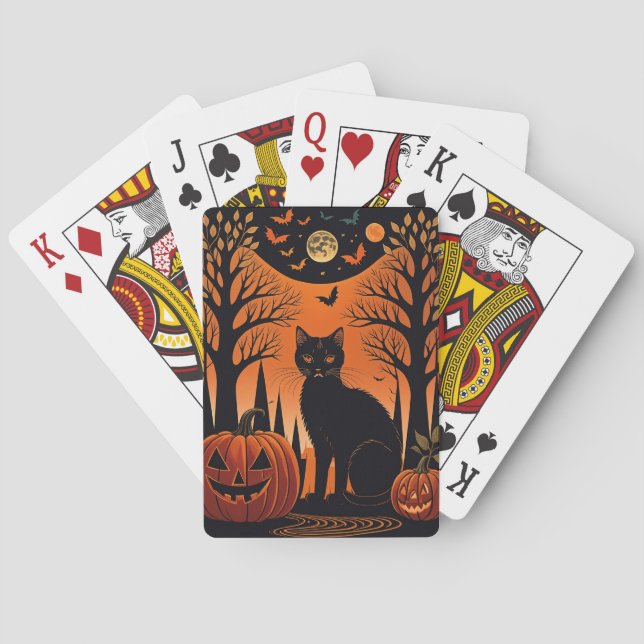 Jeu De Cartes Moonlit Meow (dos)