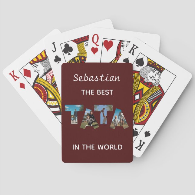 Jeu De Cartes Moroon LA MEILLEURE TATA AU MONDE (dos)