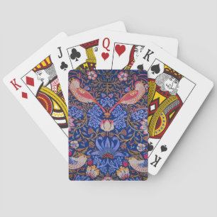 Jeu De Cartes Morris Voleur de Fraises Art Lavande Rose Violette