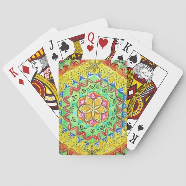 Jeu De Cartes Mosaïque (dos)