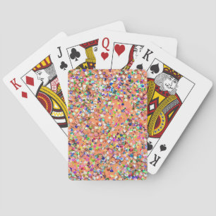 Jeu De Cartes Mosaïque multicolore Parties scintillant moderne G