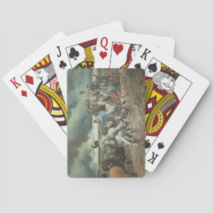 Jeu De Cartes Moteur de feu vintage (par Eugène Burnand)