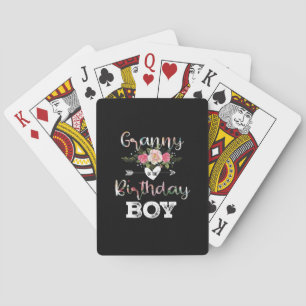 Jeu De Cartes Mother Art Mémé d'un garçon d'anniversaire Anniv