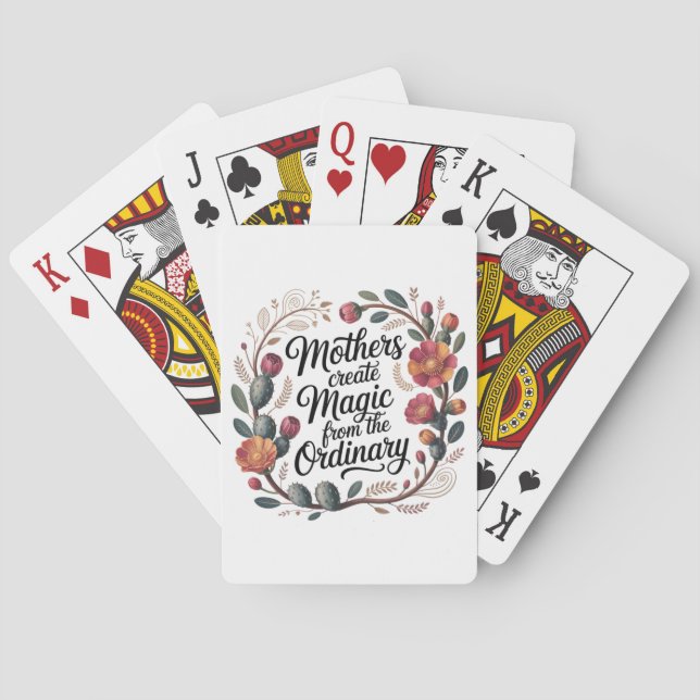 Jeu De Cartes Mothers Create Magic From The Ordinary (dos)