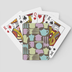 Jeu De Cartes Motif 2 d'ustensiles de cuisine