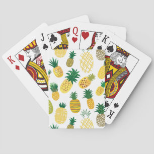 Jeu De Cartes Motif à la mode d'ananas