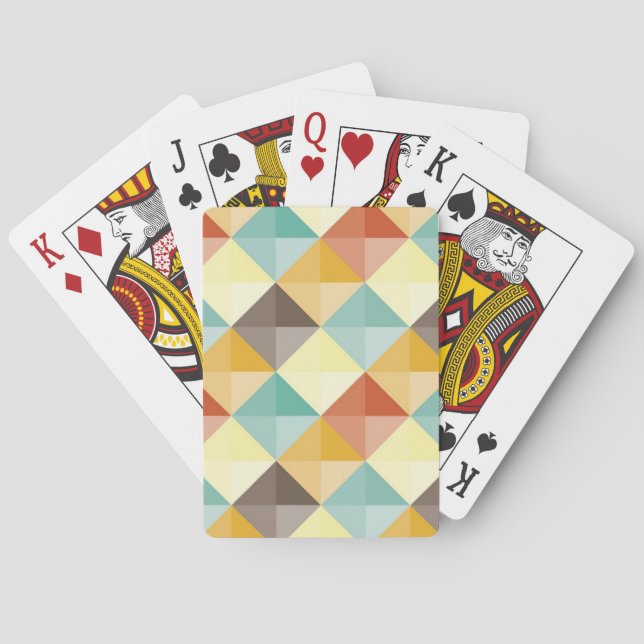 Jeu De Cartes motif Abstrait (dos)