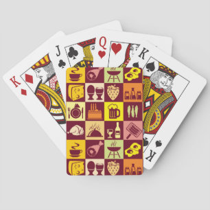 Jeu De Cartes Motif alimentaire