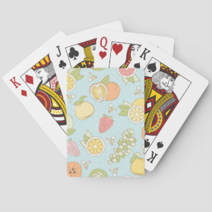 Jeu De Cartes Motif Aux Fruits Et Berries