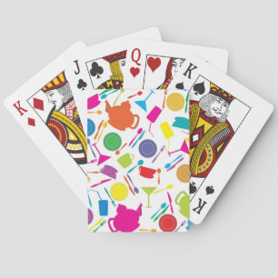Jeu De Cartes Motif Avec Cuisine Colorée Stups