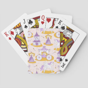 Jeu De Cartes motif avec une princesse