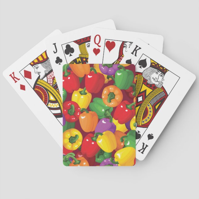 Jeu De Cartes Motif Bell Pepper (dos)