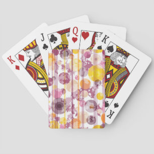 Jeu De Cartes Motif blanc rayé