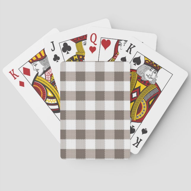 Jeu De Cartes Motif Brown de nappe (dos)