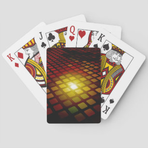 Jeu De Cartes Motif Carré Abstrait 3d moderne
