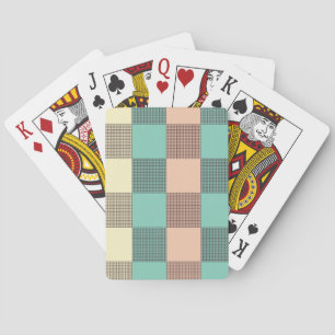 Jeu De Cartes Motif carreaux seamless  