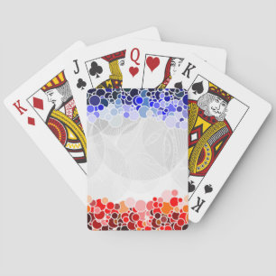 JEU DE CARTES MOTIF CERCLES