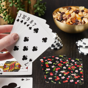 Jeu De Cartes Motif cerise 2