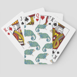 Jeu De Cartes Motif Chameleon