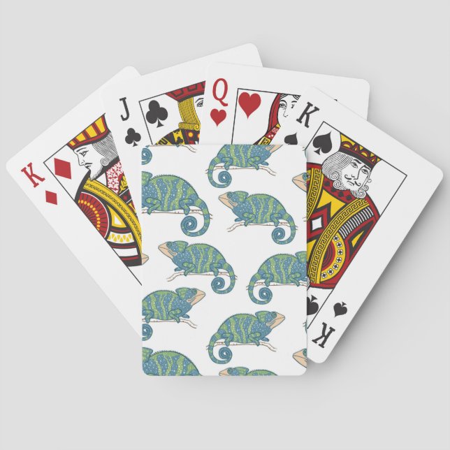 Jeu De Cartes Motif Chameleon (dos)