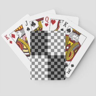 JEU DE CARTES MOTIF CHECKERBOARD