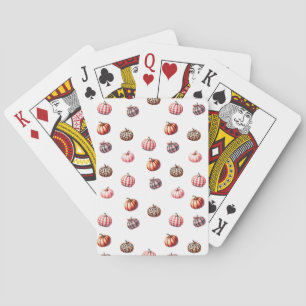 Jeu De Cartes motif citrouille Halloween/Automne