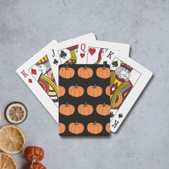 Jeu De Cartes Motif citrouille Jouer des cartes (Pumpkin Pattern Playing Cards)