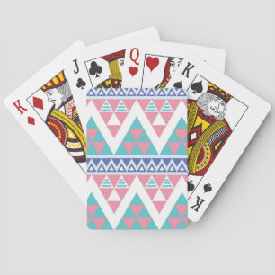 Jeu De Cartes Motif coloré aztèque tribal