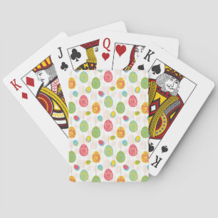 Jeu De Cartes Motif coloré OEufs de Pâques