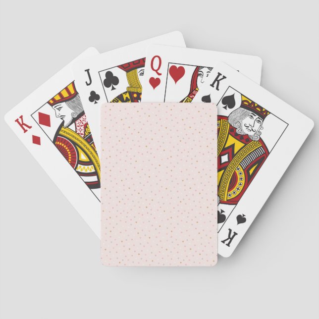 Jeu De Cartes Motif Confetti à pois (dos)