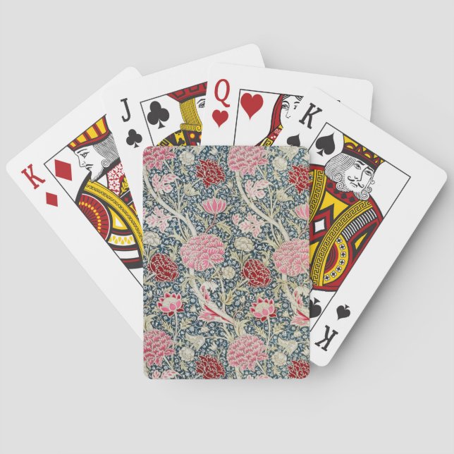 Jeu De Cartes Motif Cray (par William Morris) (dos)