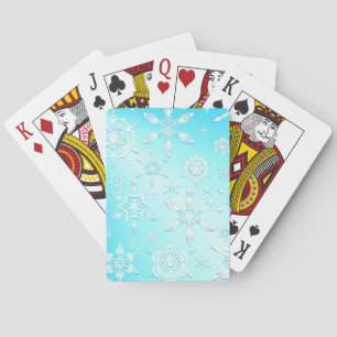 Jeu De Cartes Motif Crystal Snowflakes