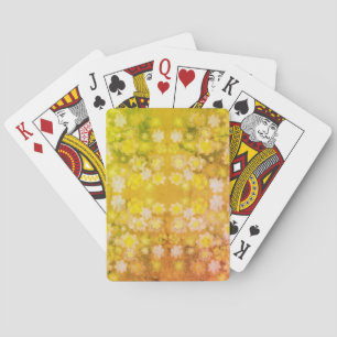 Jeu De Cartes Motif d'aquarelle Abstraite rétro